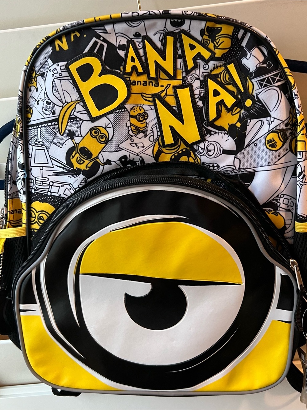 Universal Illumination Minions -The Rise of GRU Banana Black & Yellow Backpack